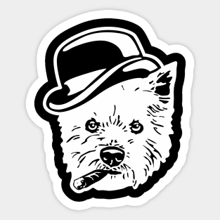 Westie Hooligan Sticker